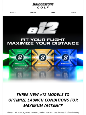 Bridgestone Golf - Now Launching!!!! Meet the all new e12 Series!