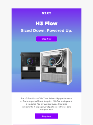 NZXT - Meet the All-New H3 Flow