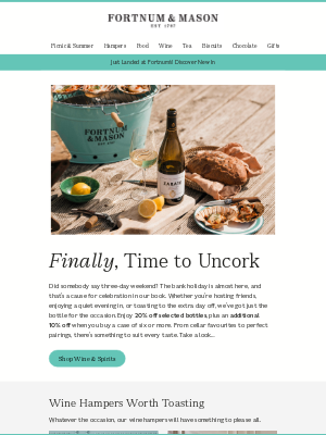 Fortnum & Mason (United Kingdom) - Enjoy 20% Off Selected Wines!