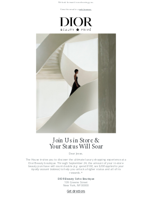 Dior - MEMBERS ONLY | Redeem Your Privé Perk