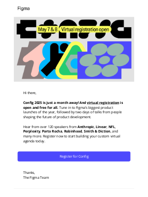 Figma - Your free Config virtual ticket 🎟️