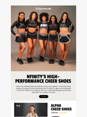 Nfinity Athletic - Hey Cheerleader, Your Dream Shoes Just Dropped 👟💥