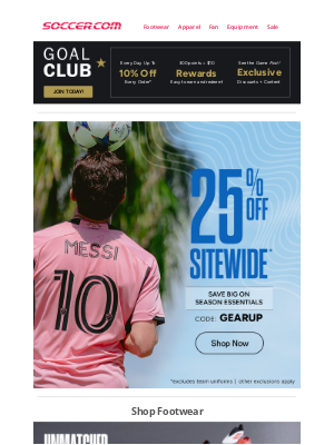SOCCER - ‼️⚽ LAST DAY to score 25% OFF!