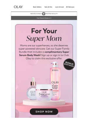 Olay - A Bonus Body Wash!