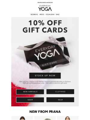 YogaOutlet - Last Minute Shopping? Send a Gift Card 🎁