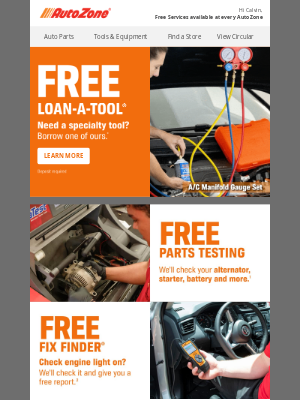 AutoZone - FREE testing on more than just batteries