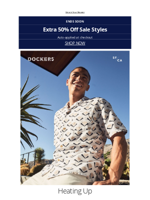 Dockers - Your Summer look awaits ☀️😎