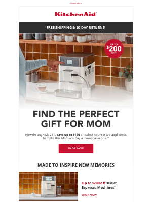 KitchenAid - Find a gift Mom will 💗 for Mother's Day