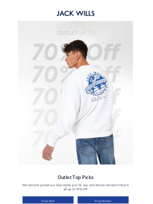 Jack Wills (UK) - Want up to 70% off?