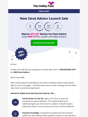 The Motley Fool - ⏰ Offer Ends at Midnight