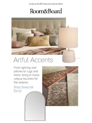 Room & Board - Explore unique decor for fall and beyond