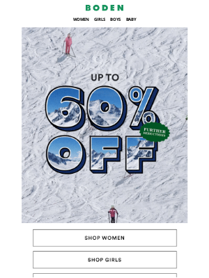 Boden USA - NOW up to 60% off Winter SALE 🤍