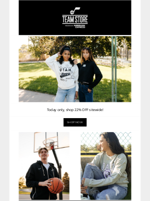 Utah Jazz - Shop 22% OFF Sitewide!