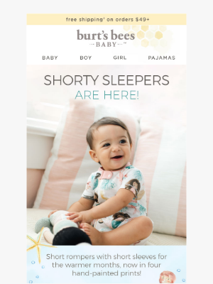 Burt's Bees Baby - Summer PJs to Beat the Heat