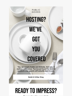 Public Goods - Give Your Guests the Five-Star Feel 🌟