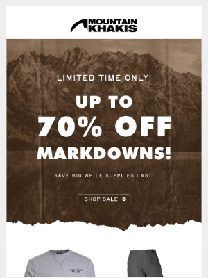 Mountain Khakis - Don't Sleep On This Deal!