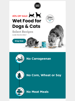 BIXBI Pet - 🤩 40% Off Wet Food! 🐈 🐕