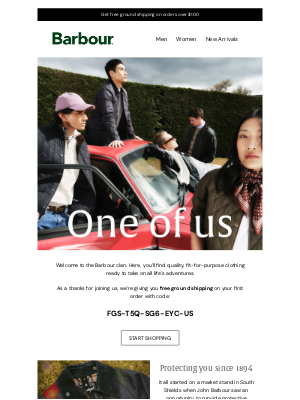 Barbour (United Kingdom) - Hello from Barbour 👋