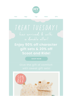 My 1st Years (United Kingdom) - Treat Tuesday is here with a DOUBLE offer!