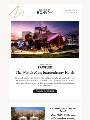 Marriott International - ⭐ The World's Most Extraordinary Hotels