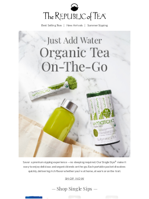 Just Add Water: Tea On-The-Go