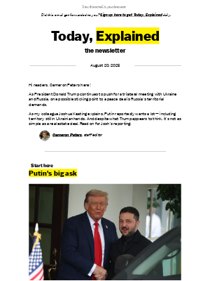 Vox - Putin's big ask