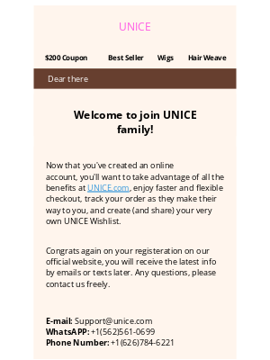 UNice - You're Here!! Get $200 registersuccess Big Code Now!