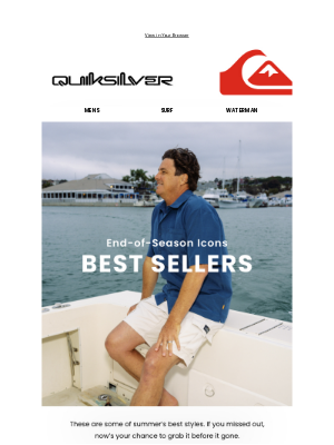 Quiksilver - Best Sellers For A Reason
