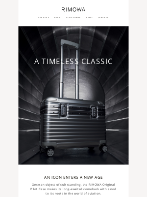 RIMOWA - Classic Icon: RIMOWA's Pilot Case Returns