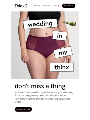 THINX - 💒 Going to the chapel