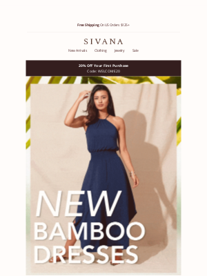 Sivana - Casual & Elegant STYLES: Bamboo Dresses