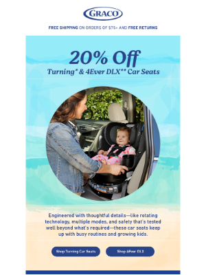 Graco Baby Products - Dazzling Deal: 20% Off Car Seats 💖