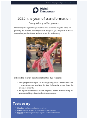 Shift - 2025 is your year of transformation