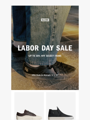 Last Call! 30% Off Select Items | Labor Day Sale