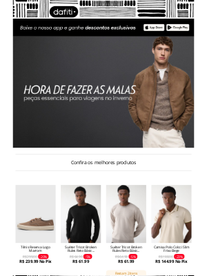 Dafiti (Brazil) - Mala pronta para as viagens de inverno! 🧳❄️