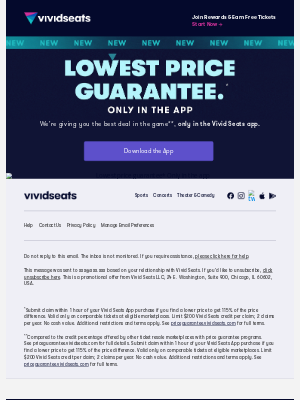 NEW! Lowest Price Guarantee Only in the App 📲