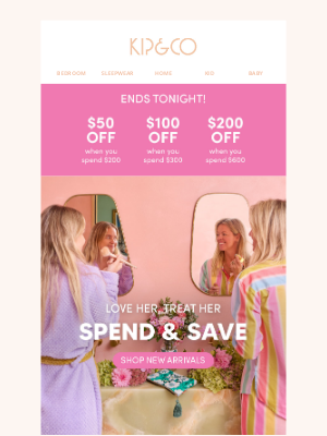 Kip and co (Australia) - FINAL hours! Spend & Save ends tonight 🛒
