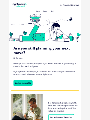 Rightmove UK - Frances, get more out of your Rightmove account
