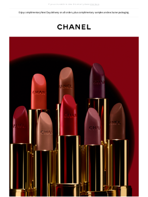 Chanel (United Kingdom) - A limited-edition version of ROUGE ALLURE VELVET​