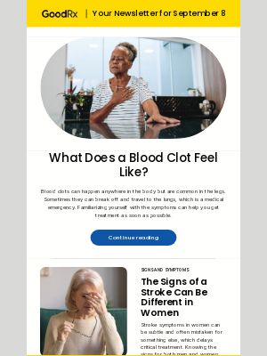 GoodRx - This Is What a Blood Clot Feels Like