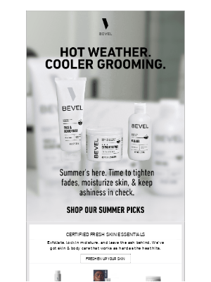 BEVEL - Stay Sharp. Stay Fresh. All Summer.