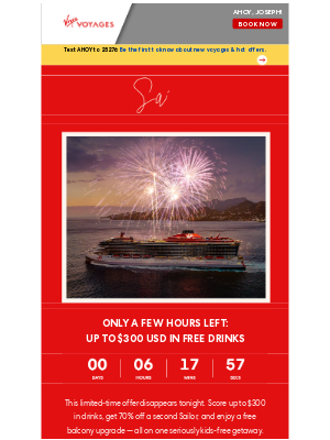 Virgin Voyages - You just received your Sailor Scoop 📧