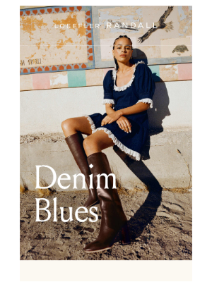 Loeffler Randall - New Collection: Denim Blues Is Here