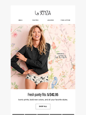La Senza - Panty Perfection: 5 for $42.95