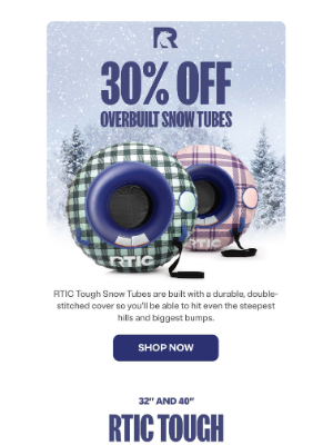 RTIC Outdoors - 30% Off Snow Tubes