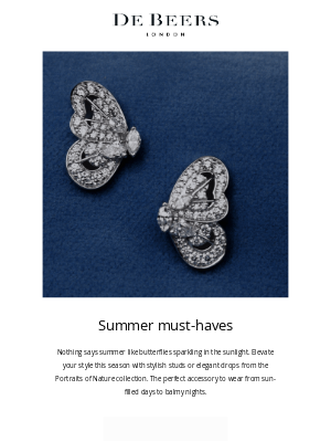 De Beers - Earrings to elevate your summer