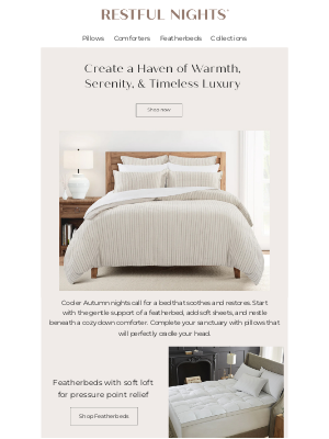 Pacific Coast Bedding - Create The Coziest Bed
