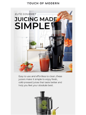 Touch of Modern - Get Juiced!