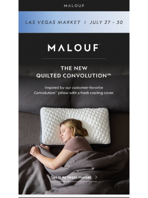 Malouf - A Cooling Pillow Inspired by the Convolution™