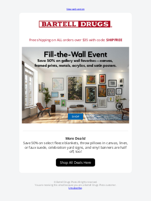 Rite Aid - Gallery Wall Event 🖼️ Save 50%